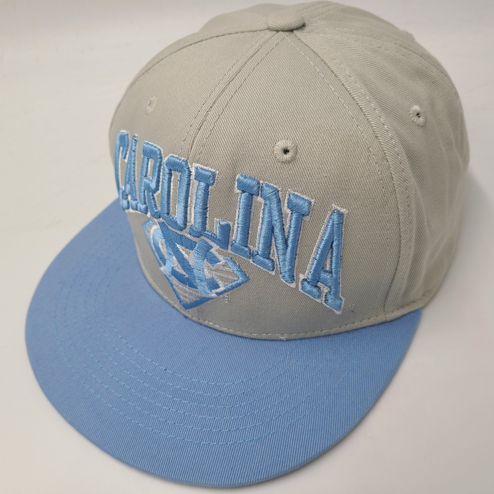 North Carolina Tar Heels Hat Snapback (Fits Small) Top of the World Gray Blue